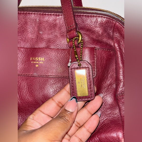 Fossil Burgundy Bag - Picture 3 of 7